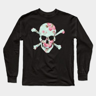 Skull Floral Long Sleeve T-Shirt